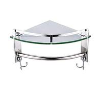 Tripode del bagno, rastrello per perforazione per perforazione per perforazione per perforazione con gancio (dimensioni) cornice da bagno in acciaio inossidabile montato a parete (dimensioni: 2