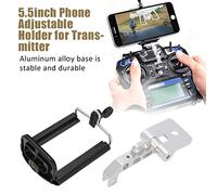 Tripode del Telefono Cellulare, Supporto per Montaggio del Telefono con Base in Lega di Alluminio 55-85 Mm ABS Regolabile per il Trasmettitore FS -I6