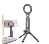 Tripode Magnetic - Telefono magnetico Stand | Mini treppiede in alluminio per telefono | Trippiedi selfie stick compatibili con | Montaggio di stick compatto con telecomando | Telefoni Tripod