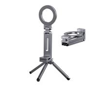 Tripode Magnetico - Mini Supporto In Alluminio Per Telefono | Mini Treppiede In Alluminio Per Telefono | Clip Rotante Pieghevole Portatile Per Supporto Con Supporto | Supporto Rotante Portatile E Pieg