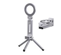 Tripode Magnetico - Mini Supporto In Alluminio Per Telefono | Mini Treppiede In Alluminio Per Telefono | Clip Rotante Pieghevole Portatile Per Supporto Con Supporto | Supporto Rotante Portatile E Pieg