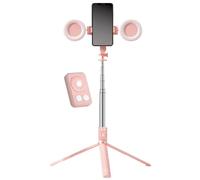 Trípode/Selfie Con Luz, Selfie Con Luz | Soporte Para Trípode Para Teléfono 6 En 1 | Trípode Extensible Con Control Remoto Inalámbrico, Trípode Multifuncional Para Teléfono Móvil Para Selfies