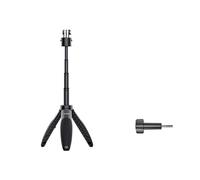 Tripode Selfie Stick, 40 cm/ 15.7in Extendible Selfie Stick Tripode con sostituzione a testa di montaggio a rilascio rapido, Vlog Selife a piegabile per fotocamera sportiva