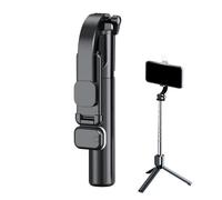 Tripode Selfie Stick - Stick Selfie Stick | Stick Wireless Con Supporto Per Telefono Regolabile E Base Di Treppiede Estendibile, Braccio Di Rotazione Pieghevole Leggero Con Otturatore Remoto E Support