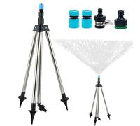 Tripode Sprinkler - Garden Rotary Tripode Water Sprinkler | Supporto per irrigazione portatile | Attrezzatura per irrigazione di altezza regolabile per esterni per i frutteti di letti di fiori per pia
