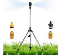 Tripode Sprinkler - Sprinkler Rotanti Di Treppiedi | Altezza E Spray Regolabili | Base Trescoping In Metallo Telescoping Sprinkler, Di Irrigazione Da Giardino Per Il Da Cortile Domestico