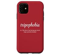 Tripofhobia Definizione Wanderlust Digital Nomad World Travel Custodia per iPhone 11