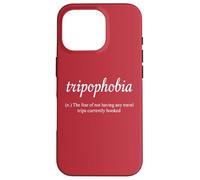 Tripofhobia Definizione Wanderlust Digital Nomad World Travel Custodia per iPhone 16 Pro