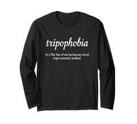 Tripofhobia Definizione Wanderlust Digital Nomad World Travel Maglia a Manica