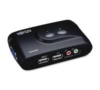 Tripp Lite 2-Port Compact USB KVM Switch - 1-Year Limited Warranty