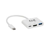 Tripp Lite Adattatore multiporta USB-C Hub per laptop con video HDMI | HDMI 4K a 60Hz, USB 3.2 Gen 1 con trasferimento dati da 5 Gbps, ricarica PD da 140 W, garanzia di 3 anni (U444-06N-H4U-C3)