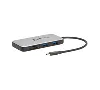 Tripp Lite Adattatore per docking station hub USB-C con 2 USB-A, 1 USB-C, 1 HDMI, slot per schede di memoria USB 3.2 Gen 2, 4K a 60Hz HDMI, Micro SD + SD, porta di ricarica PD da 100 W, garanzia di 3