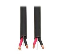 Tripp Lite Cavo altoparlante, 2 conduttori, 76,2 m, Plenum e Riser, 16 AWG, filo treforo, guaina CMP, garanzia a vita del produttore (A240-002-16P)