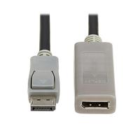 Tripp Lite Cavo di prolunga DisplayPort 4K da 6 m con ripetitore attivo, da DP maschio a femmina a DP, 4K a 60Hz, Display Port 1.2, supporto HDR 4:4:4 HDCP 2.2, placcato oro, garanzia di 3 anni (P579