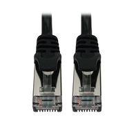 Tripp Lite Cavo Ethernet Cat6a 10G, cavo patch di rete STP sottile modellato antigroviglio (RJ45 M/M), nero, 4,5 metri, garanzia del produttore (N262-S15-BK)