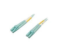 TRIPP LITE Cavo patch duplex in fibra multimodale 50/125 OM4 LSZH da 10 Gb/100 GB, Aqua (N820-15M-OM4)