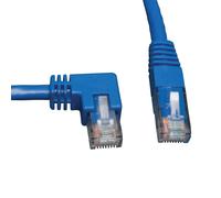Tripp Lite Cavo UTP modellato Cat6 Jg ad angolo sinistro da M a RJ45 M, Blu, 3,0