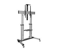 Tripp Lite DMCS60100XX Supporto per display espositivi 2,54 m [100] Nero, Argento (MOBILE FLAT-PANEL FLOOR STAND - 60IN /100IN NEW