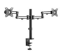 Tripp Lite Morsetto da Tavolo a Braccio Flessibile a Doppio Monitor per Display da 13 a 27 Pollici (DDR1327SDFC-1)