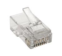 Tripp Lite N230-100-STR cavo di collegamento RJ-45 Trasparente - Connettori del cavo (RJ-45, Trasparente, -40-70 °C, -40-70 °C, 100 pezzo(i)