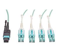 Tripp Lite N844-01M-8LC-PT cavo a fibre ottiche 1 m OM3 MPO/MTP LC Blu
