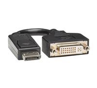 Eaton DisplayPort to DVI Adapter Cable Converter Extender, maschio-femmina, risoluzione 1080p @ HD, porta displayPort++ dual-mode, cavo da 6 pollici (P134-000)