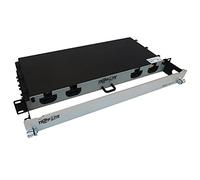 Tripp Lite Pannello in fibra precaricata, 10 m, montaggio su rack 1U, 4X 8X LC/LC M/M 16F Tronco OS2 fibra monomodale (N48S-4L16L-10)