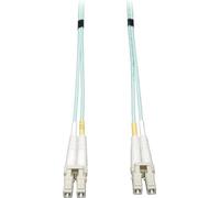Eaton Duplex Multimode 50/125 OM3 Fiber Patch Cable, connettori LC/LC, velocità fino a 10 Gigabit, Aqua LSZH, 10 piedi / 3 metri (N820-03M)