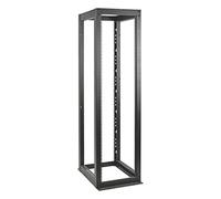 Tripp Lite SmartRack (48U) Heavy Duty 4-Post Open Frame Rack (nero) per apparecchiature rack di rete sicura