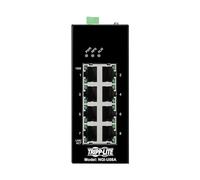 Tripp Lite Switch Gigabit Ethernet industriale a 8 porte con qualità di servizio Ethernet/IP (EIP QoS), 1000 Mbps, non gestito, montaggio su guida DIN, intervallo di temperatura da -40° a 75°C,