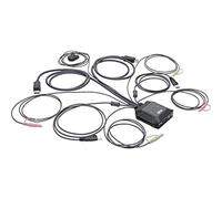 TRIPP LITE - Switch KVM a 2 porte DisplayPort 1.1/USB con audio/video, cavi incorporati, condivisione periferiche USB