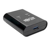 Tripp Lite U359-002 - Interruttore periferico USB 3.0 a 2 porte, SuperSpeed 5 Gbps, colore: Nero