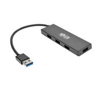Tripp Lite U360-004-SLIM hub di interfaccia USB 3.2 Gen 1 [3.1 Gen 1] Type-A 5000 Mbit/s Nero (4-PORT SLIM PORTABLE USB 3.0 - H NEW