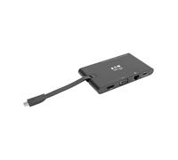 Tripp Lite U442-DOCK3-B replicatore di porte e docking station per laptop Cablato USB 3.2 Gen 2 (3.1 Gen 2) Type-C Nero
