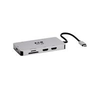 Tripp Lite U442-DOCK8G-GG Docking Station cablata USB 3.2 Gen 1 (3.1 Gen 1) Type-C Nero, Grigio - Nouvo