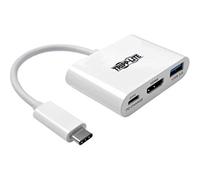 Tripp Lite USB-C to HDMI Multiport Adapter withPD Charging USB Type C to HDMI (U