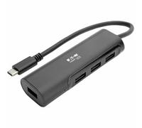 Tripp Lite U460-004-4AB hub di interfaccia USB 3.1 (3.1 Gen 2) Type-C 5000 Mbit/s Nero