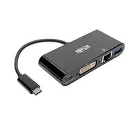 Tripp Lite USB-C a DVI Multiport Adapter Converter Dock USB Tipo C a DVI (U444-06N-DGUB-C)