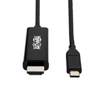 Eaton Cavo adattatore da USB-C a HDMI (M/M), 4K 60 Hz, 4:4:4, compatibile con Thunderbolt 3, nero, 6 piedi (1.8 m)