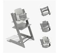 Tripp Trapp High Chair Bundle Storm Grey + Tripp Trapp Cushion Nordic Grey OCS