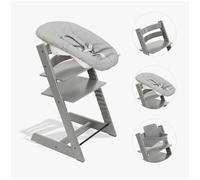 Tripp Trapp Storm Grey Con Baby Set e Newborn Grey
