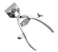 Tripper per capelli, manuali per capelli 2 pcs 6 macchie portatili in acciaio in acciaio elaborato ergonomico silenzio e facile strumento di lavaggio per la casa, salone