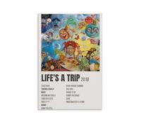 Trippie Redd Life's A Trip - Poster artistico anti schizzi per soggiorno e camera da letto, dipinti da appendere, adatti per molteplici scenari, non c'è bisogno di perforare, facile da installare