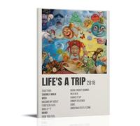 Trippie Redd Life's A Trip - Poster artistico anti schizzi per soggiorno e camera da letto, dipinti da appendere, adatti per molteplici scenari, non c'è bisogno di perforare, facile da installare