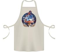 Trippy Alice Magico Funghi Lsd Cotone Grembiule 100% Biologico