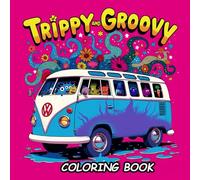 Trippy and groovy coloring book: creepy horror coloring book for adults (dark mythical creatures ).