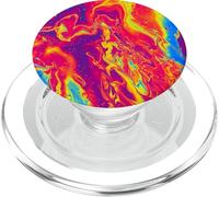 Trippy colorato astratto vortice retrò Y2K modello vibrante PopSockets PopGrip per MagSafe