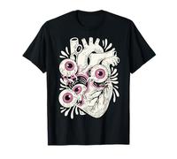 Trippy Cuore Horror Umano | Grunge Strano Punk Goth Maglietta