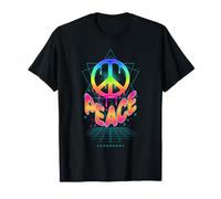 Trippy Festival Pace Hippie Rave Maglietta