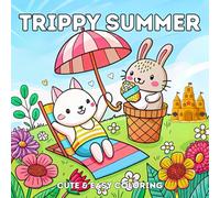 Trippy Summer Coloring Book: Featuring 40 Trippy and Groovy Summer Illustrations to Color, Kids, Teens and Adults to Street Relief and Relaxation (Cute and Easy Coloring)